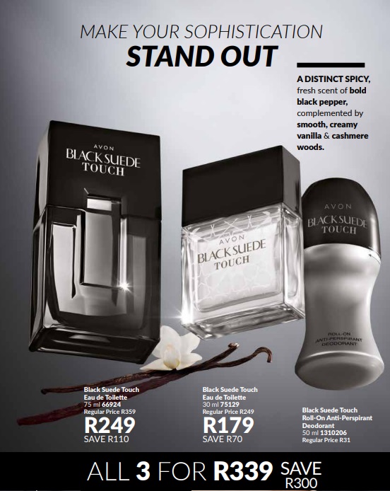 Father's Day 2024 with Avon Black Suede Touch Set