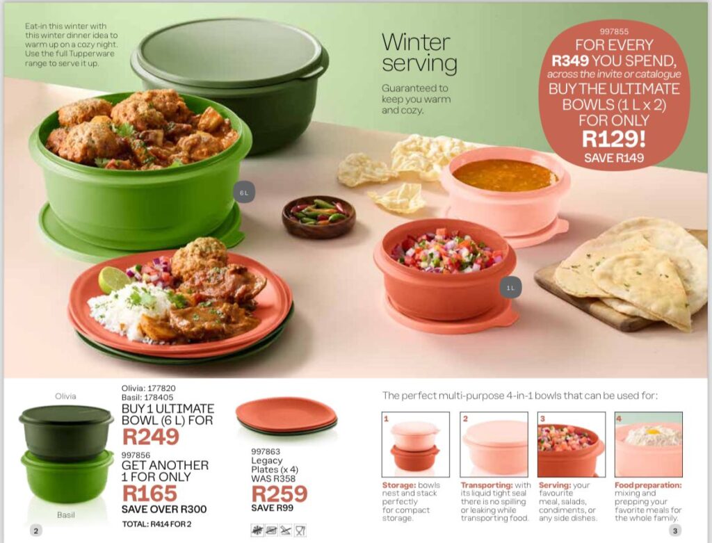 Tupperware products Week 28 July 2024